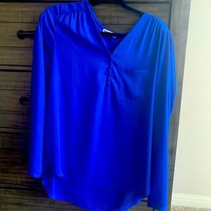 Rich blue blouse